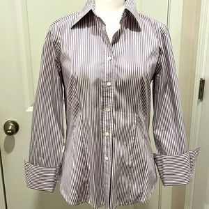 Ann Taylor women’s dress shirt, size 8 button front